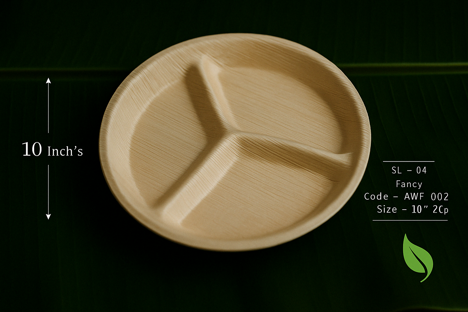 Partitioned Plate